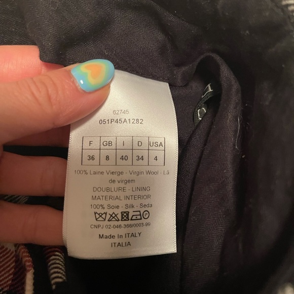 Dior Plaid Skort - Picture 4 of 5